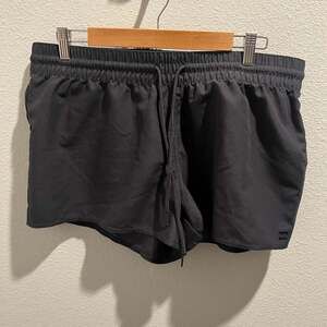 Billabong So Swell 3" Black Boardshorts Swim Cover-Up Shorts XL